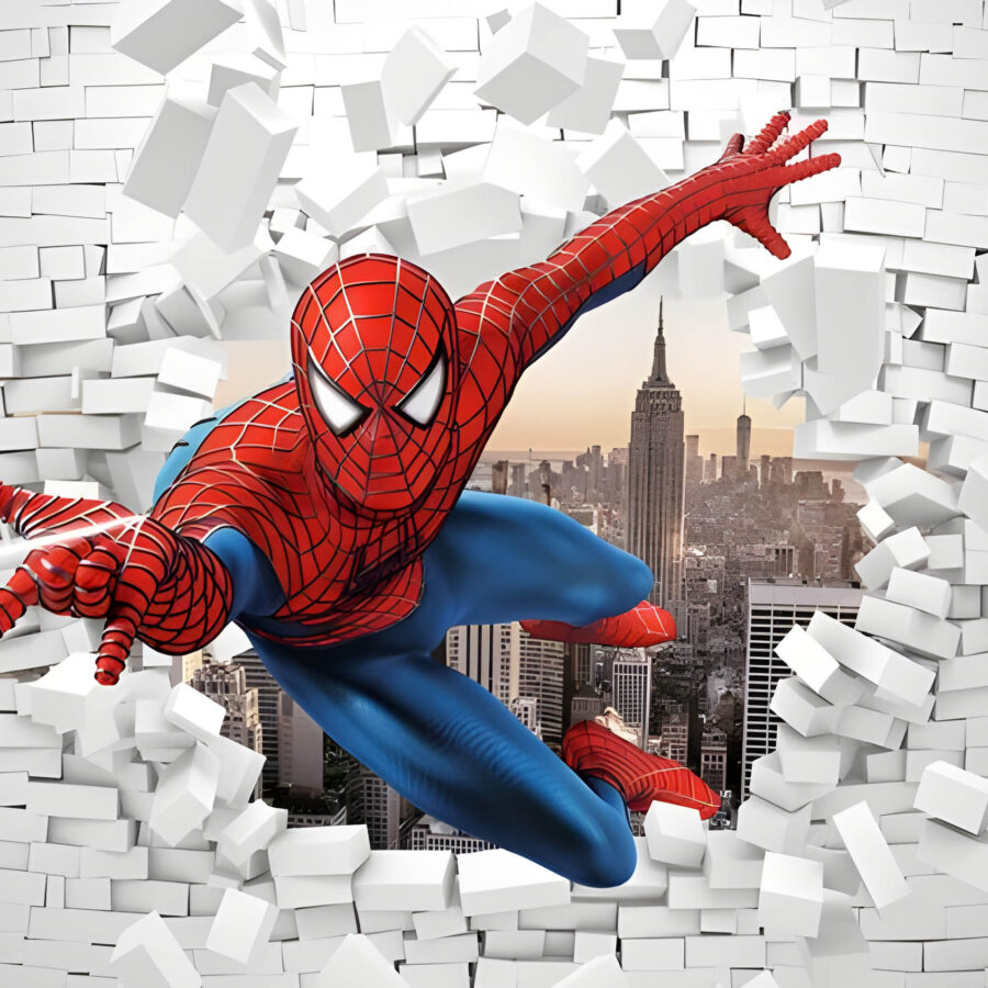 Cialda ostia senza glutine per torta rettangolare, SPIDER-MAN, UOMO RAGNO, spiderman, personalizzata con nome, disco, dolce, torte, cialde, ostie, cake topper, decorazioni, BF