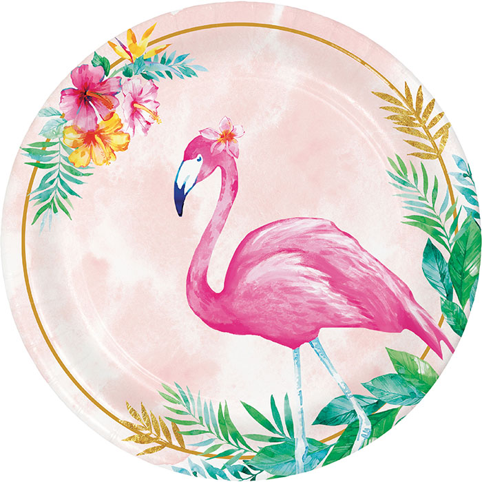 Cialda in ostia per torta tonda FENICOTTERO ROSA FLAMINGO, personalizzata con nome, disco, dolce, torte, cialde, ostie, cake topper, decorazioni, 13