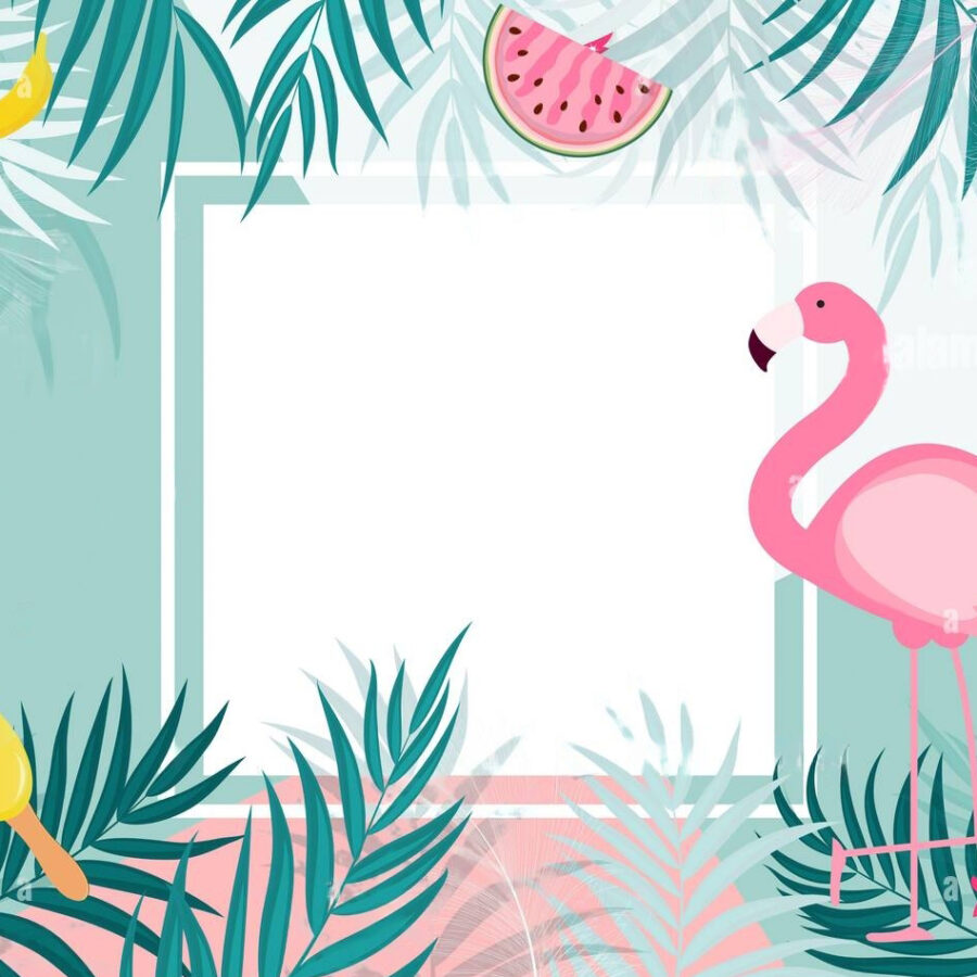 Cialda in ostia per torta rettangolare FENICOTTERO ROSA FLAMINGO, personalizzata con nome, disco, dolce, torte, cialde, ostie, cake topper, decorazioni, 25