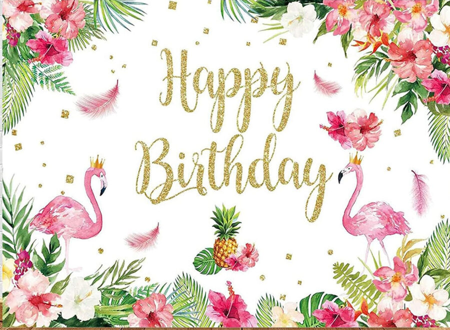 Cialda in ostia per torta rettangolare FENICOTTERO ROSA FLAMINGO, personalizzata con nome, disco, dolce, torte, cialde, ostie, cake topper, decorazioni, 48
