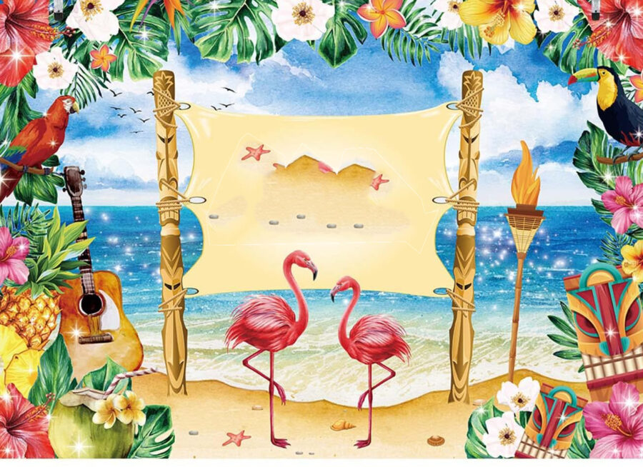 Cialda in ostia per torta rettangolare FENICOTTERO ROSA FLAMINGO, personalizzata con nome, disco, dolce, torte, cialde, ostie, cake topper, decorazioni, 50
