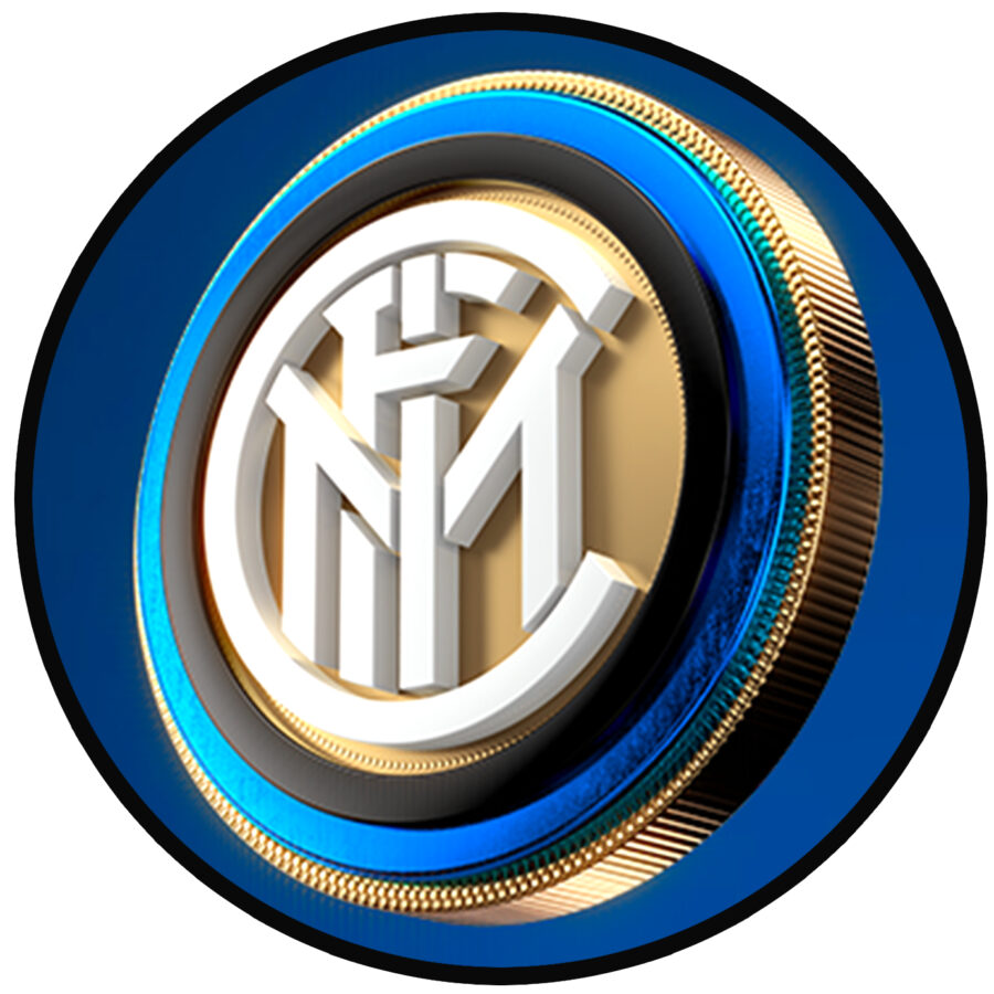Cialda in ostia per torta tonda INTER LOGO STEMMA CALCIO, personalizzata con nome, disco, dolce, torte, cialde, ostie, cake topper, decorazioni, 27