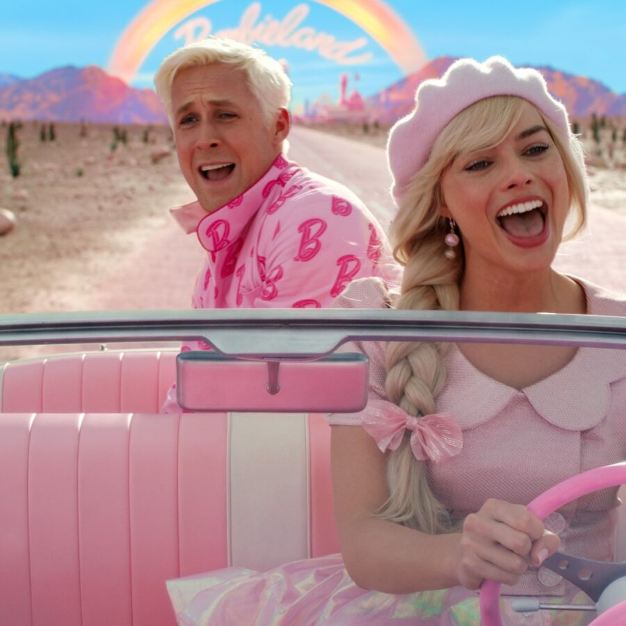 Cialda in ostia per torta rettangolare KEN E BARBIE MARGOT ROBBIE FILM, personalizzata con nome, disco, dolce, torte, cialde, ostie, cake topper, decorazioni, 0017