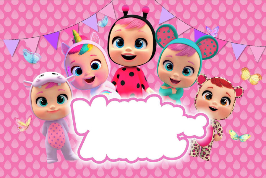 Cialda in ostia per torta CRY BABIES, personalizzata con nome, disco, dolce, torte, cialde, ostie, cake topper, decorazioni