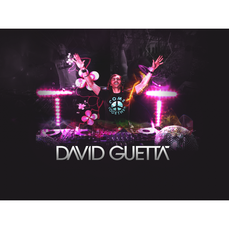 Cialda in ostia per torta con DAVID GUETTA personalizzata