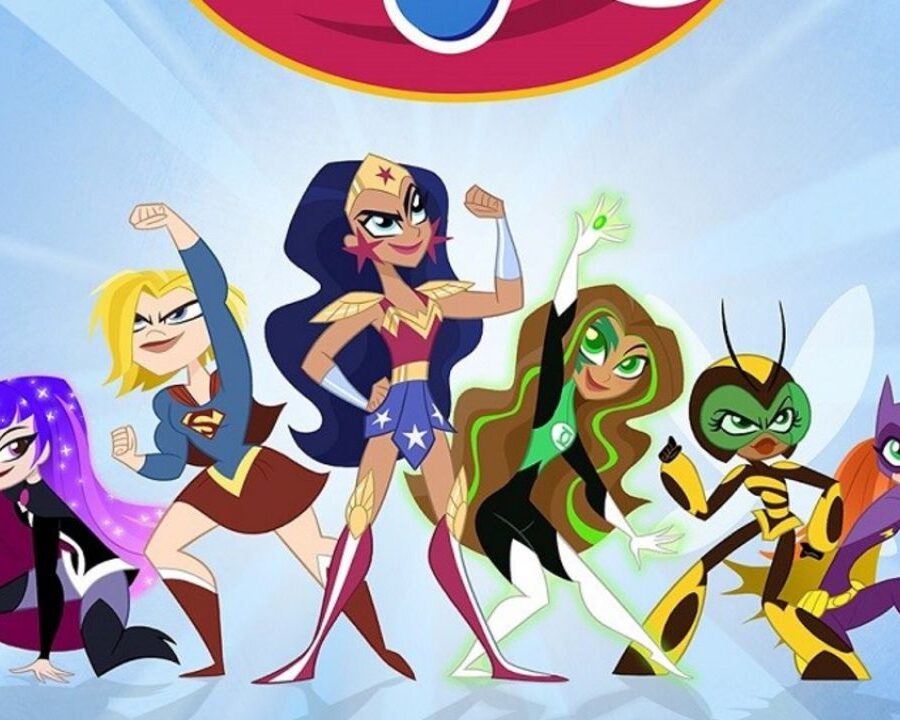 Cialda in ostia per torta con DC SUPER HERO GIRLS personalizzata