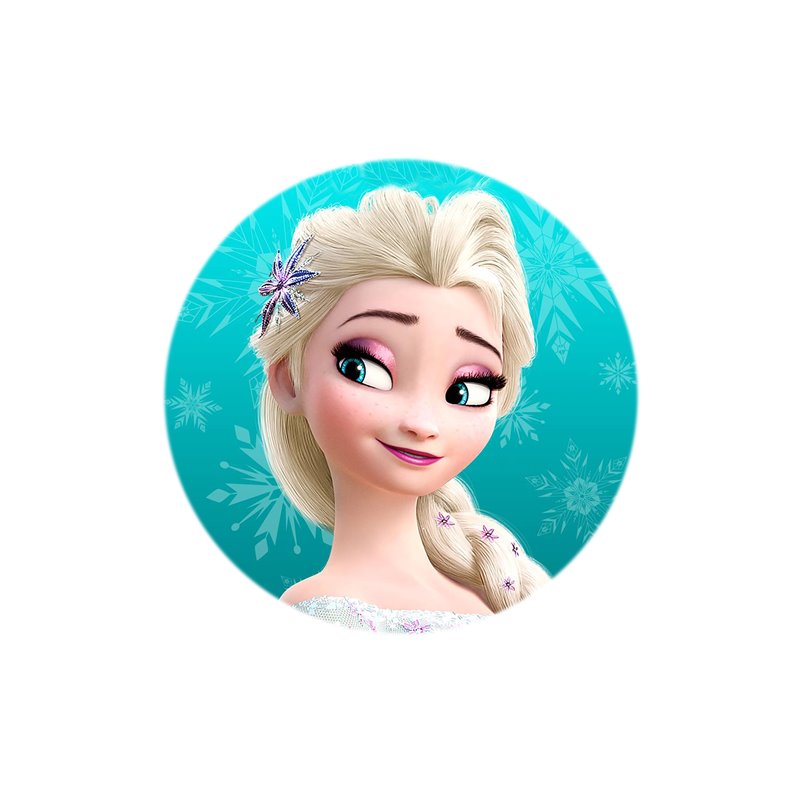Cialda in ostia per torta con DISNEY ELSA FROZEN  personalizzata