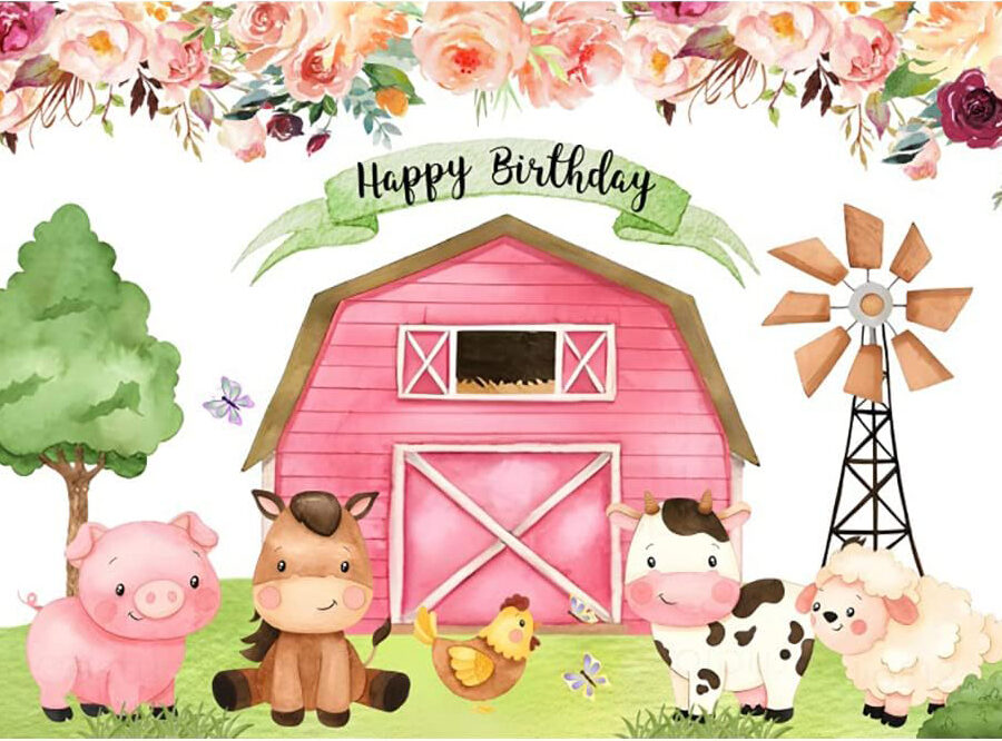 Cialda in ostia per torta rettangolare ANIMALI FATTORIA, personalizzata con nome, disco, dolce, torte, cialde, ostie, cake topper, decorazioni 22