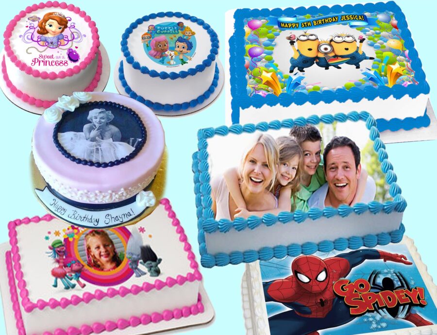 Cialda in ostia per torta con FOTO o GRAFICA personalizzata inviata da Voi, cialde con foto, disco, dolce, torte, ostie, cake topper - immagine 3