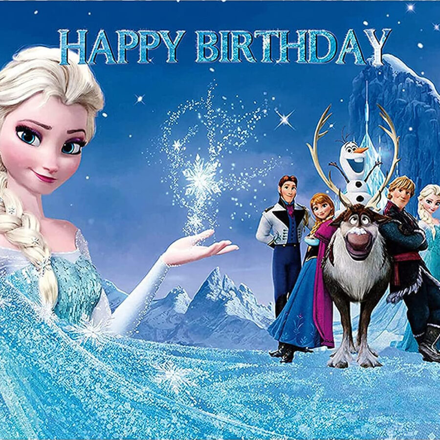 Cialda in ostia per torta rettangolare FROZEN ELSA E ANNA, personalizzata con nome, disco, dolce, torte, cialde, ostie, cake topper, decorazioni