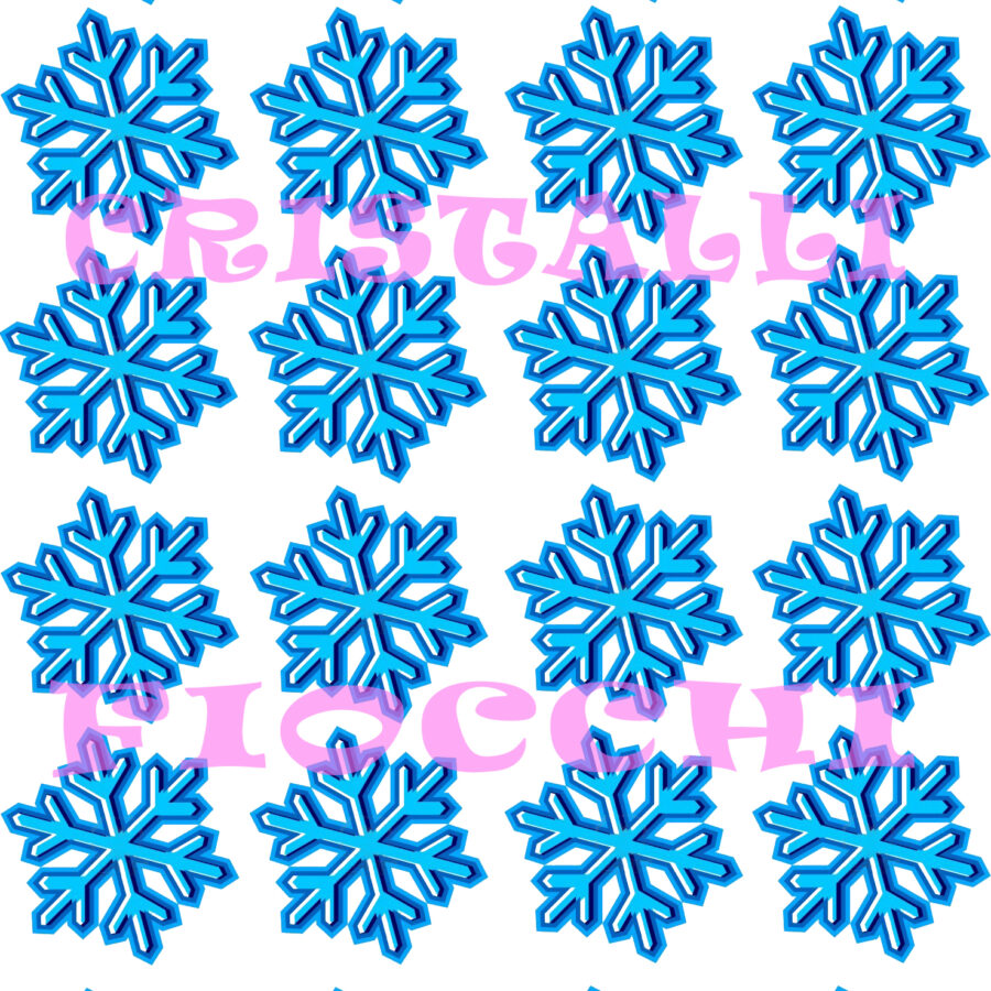 Mini cialde in ostia per cupcakes FROZEN CRISTALLI, dischetti, sagome per dolci, cup cake, biscotti