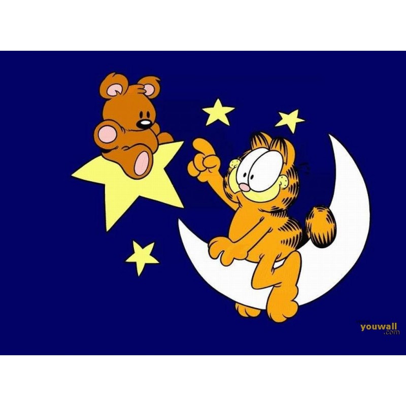 Cialda in ostia per torta con GARFIELD personalizzata