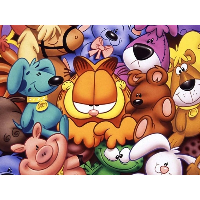 Cialda in ostia per torta con GARFIELD personalizzata