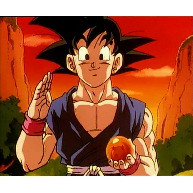 Cialda in ostia per torta con GOKU   personalizzata