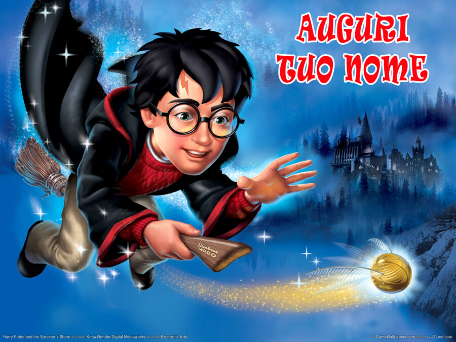 Cialda in ostia per torta con HARRY POTTER personalizzata