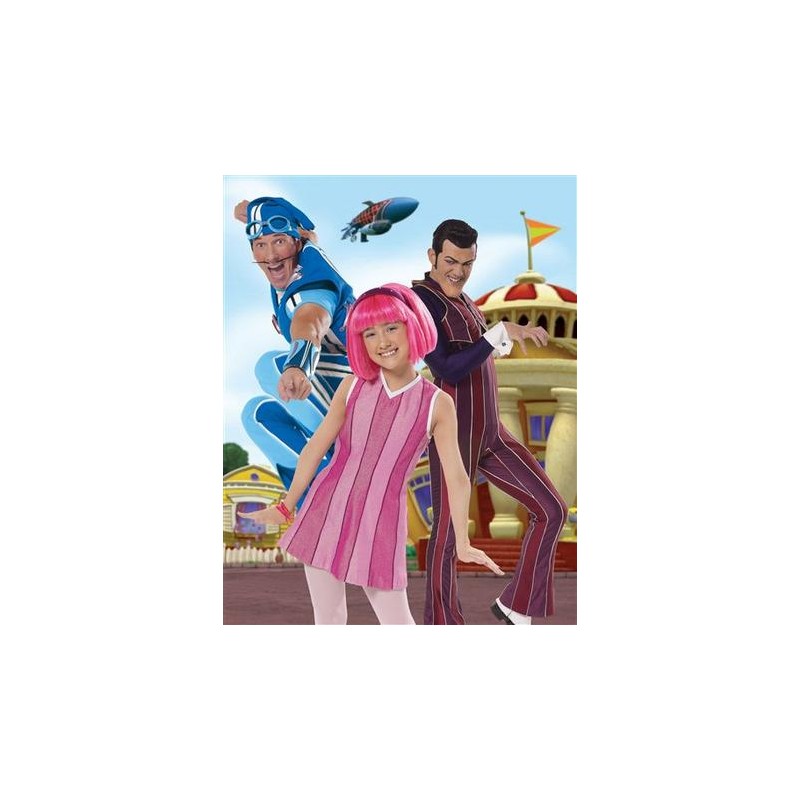 Cialda in ostia per torta con LAZY TOWN  personalizzata