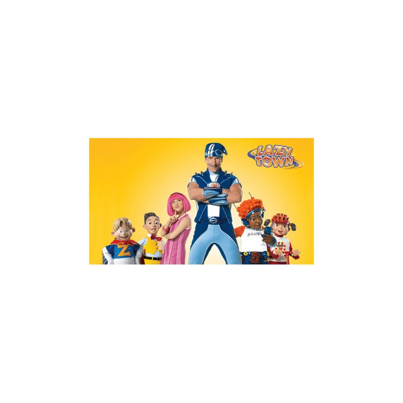 Cialda in ostia per torta con LAZY TOWNN  personalizzata
