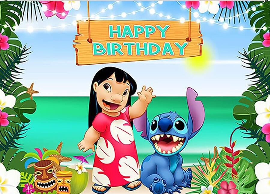 Cialda in ostia per torta LILO E STITCH, personalizzata con nome, disco, dolce, torte, cialde, ostie, cake topper, decorazioni
