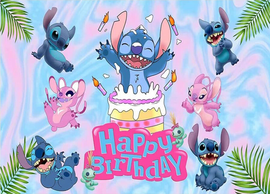 Cialda in ostia per torta LILO E STITCH, personalizzata con nome, disco, dolce, torte, cialde, ostie, cake topper, decorazioni