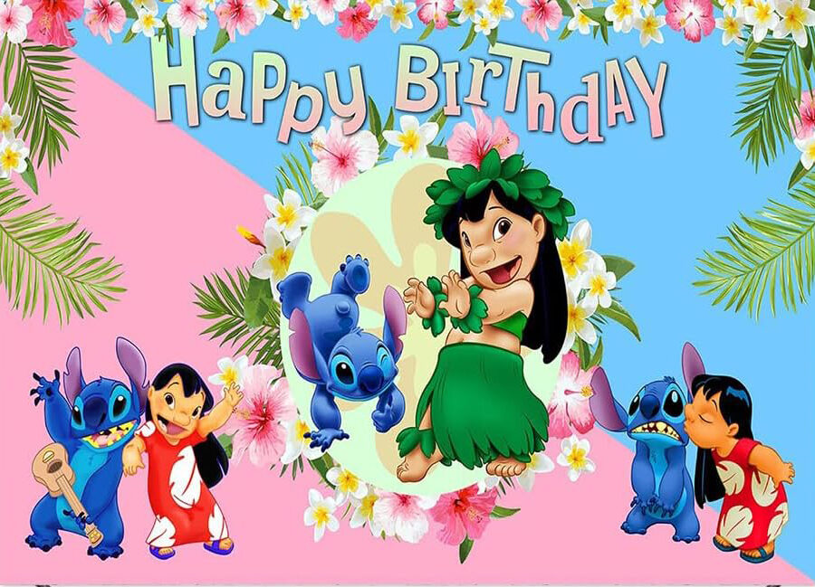 Cialda in ostia per torta LILO E STITCH, personalizzata con nome, disco, dolce, torte, cialde, ostie, cake topper, decorazioni