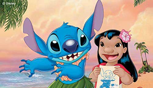Cialda in ostia per torta Lilo e Stitch, personalizzata con nome, disco, dolce, torte, cialde, ostie, cake topper