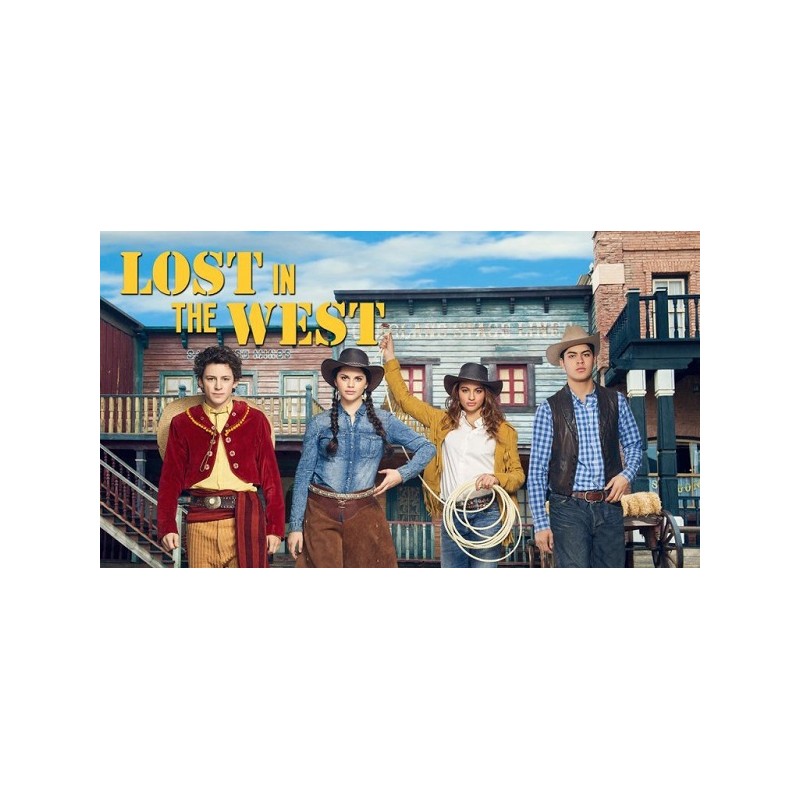 Cialda in ostia per torta con LOST IN THE WEST  personalizzata