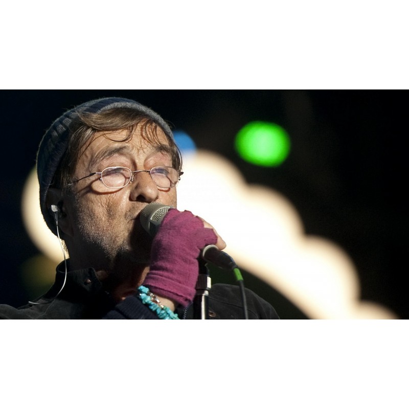 Cialda in ostia per torta con LUCIO DALLA  personalizzata