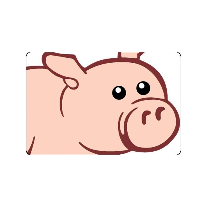 Cialda in ostia per torta con MAIALE MAIALINO PIG personalizzata