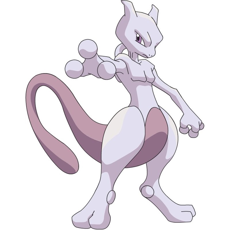 Cialda in ostia per torta con MEWTWO POKEMON  personalizzata