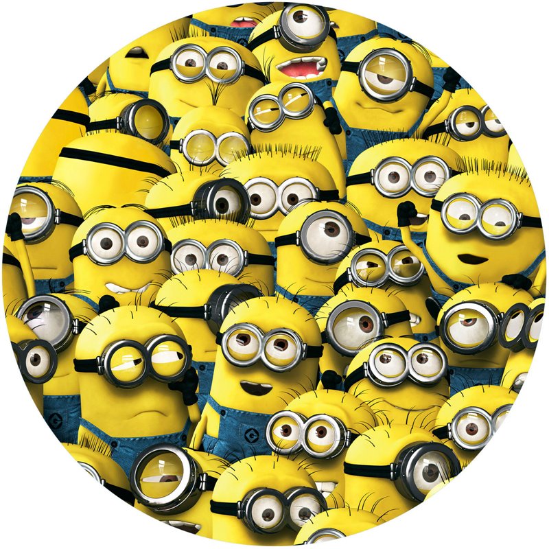 Cialda in ostia per torta con MINIONS CATTIVISSIMO ME  personalizzata