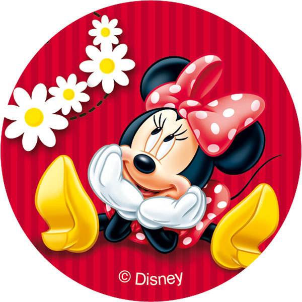 Cialda in ostia per torta TOPOLINA MINNIE MICKEY DISNEY, personalizzata con nome, disco, dolce, torte, cialde, ostie, cake topper
