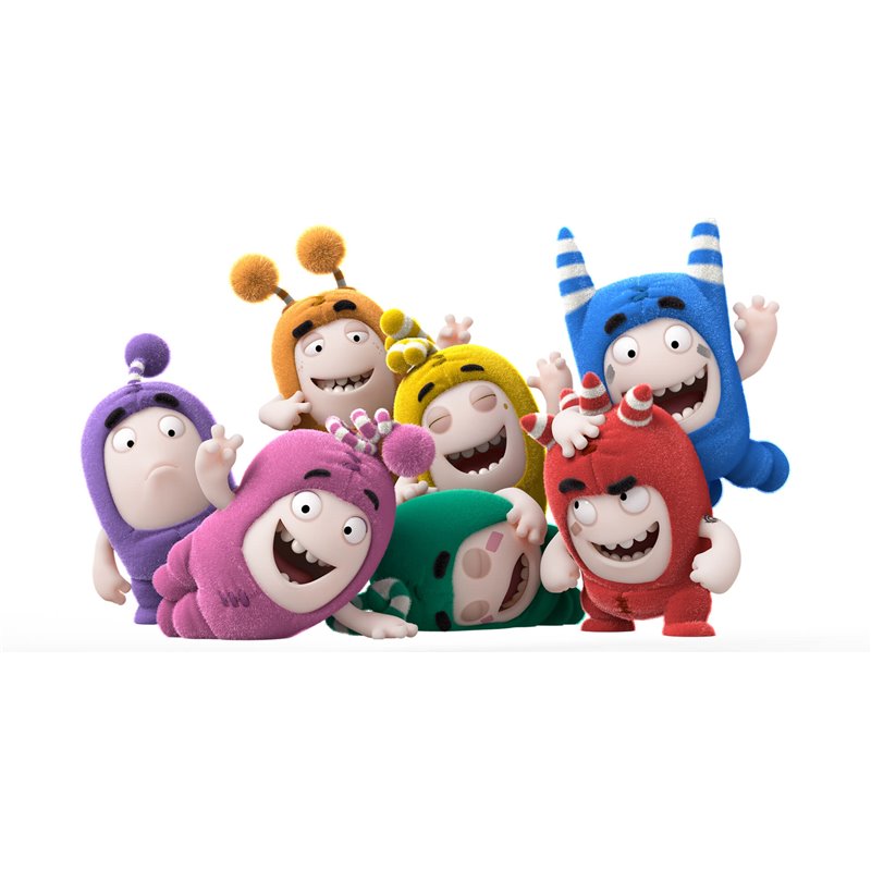 Cialda in ostia per torta con ODDBODS  personalizzata