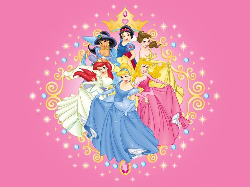 Cialda in ostia per torta PRINCIPESSE DISNEY PRINCESS, personalizzata nome, disco, dolce, torte, cialde, ostie