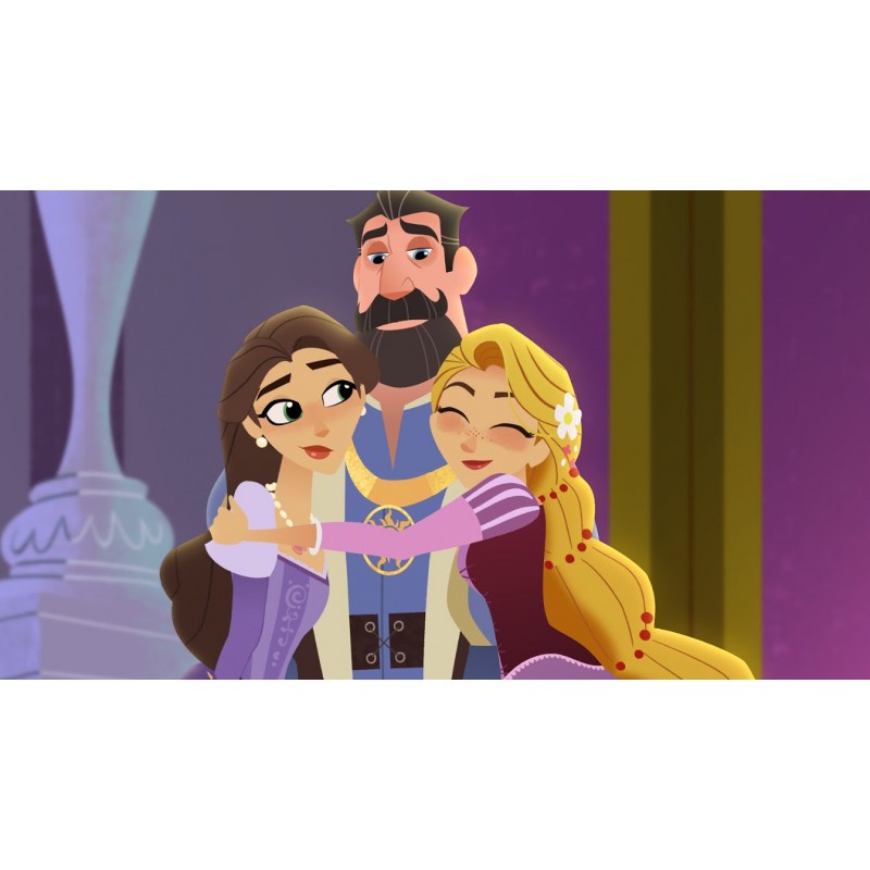 Cialda in ostia per torta con RAPUNZEL  personalizzata