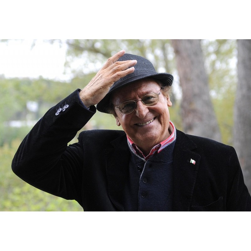 Cialda in ostia per torta con RENZO ARBORE   personalizzata