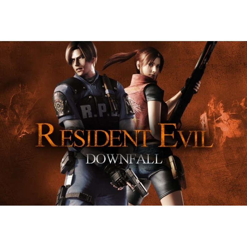 Cialda in ostia per torta con RESIDENT EVIL DOWNFALL personalizzata