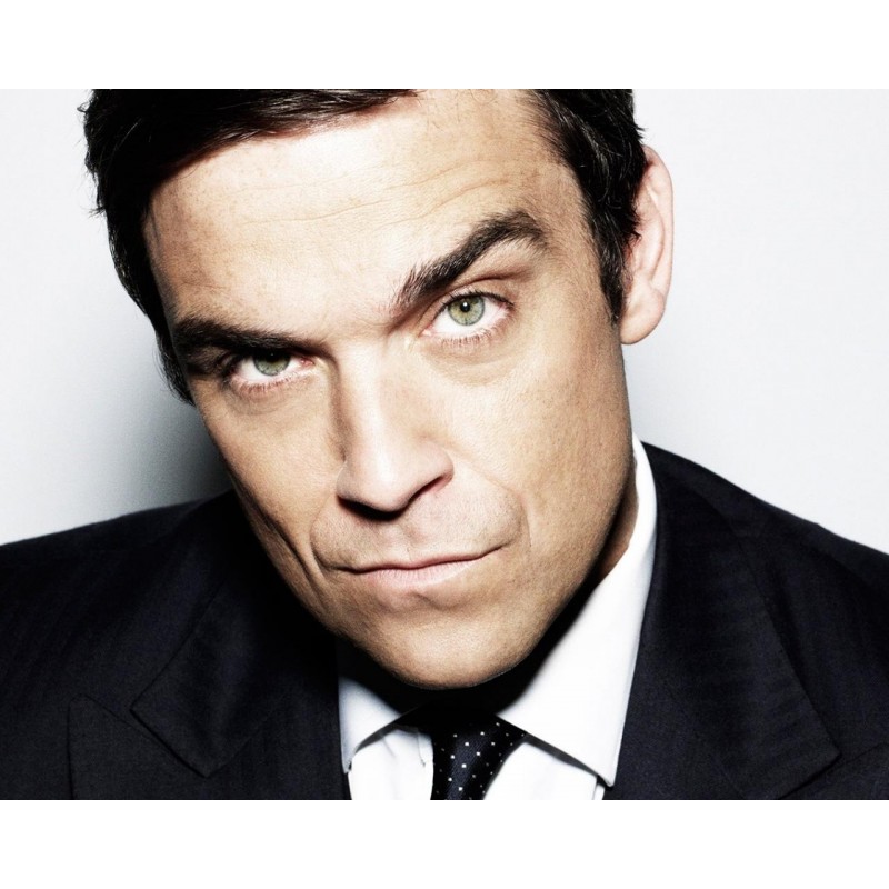 Cialda in ostia per torta con ROBBIE WILLIAMS  personalizzata