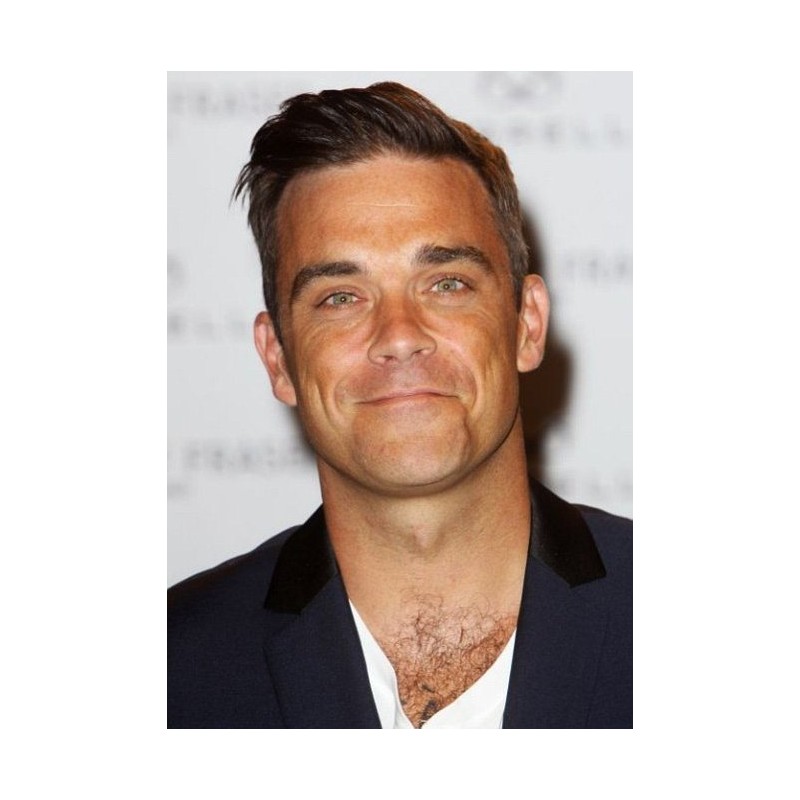 Cialda in ostia per torta con ROBBIE WILLIAMS  personalizzata