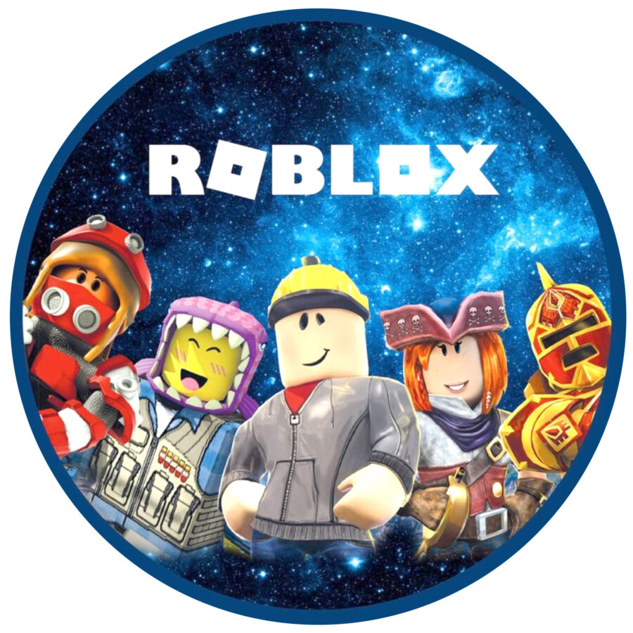 Cialda in ostia per torta tonda ROBLOX, personalizzata con nome, disco, dolce, torte, cialde, ostie, cake topper, decorazioni, 42