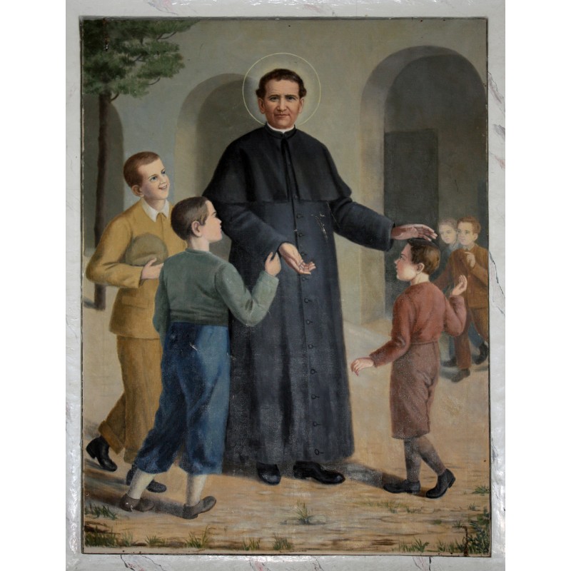 Cialda in ostia per torta con SAN GIOVANNI BOSCO personalizzata