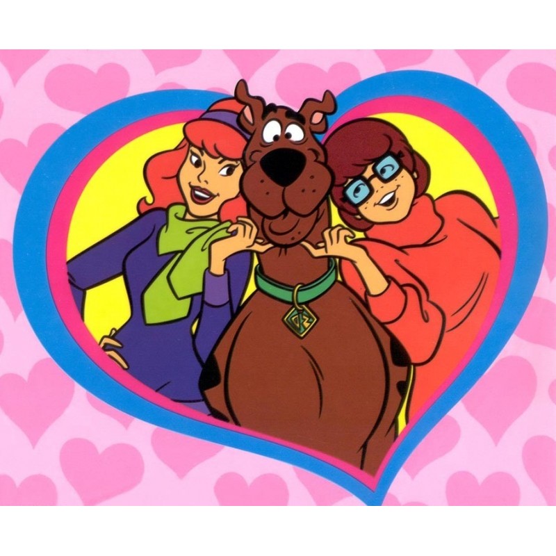 Cialda in ostia per torta con SCOOBY DOO personalizzata