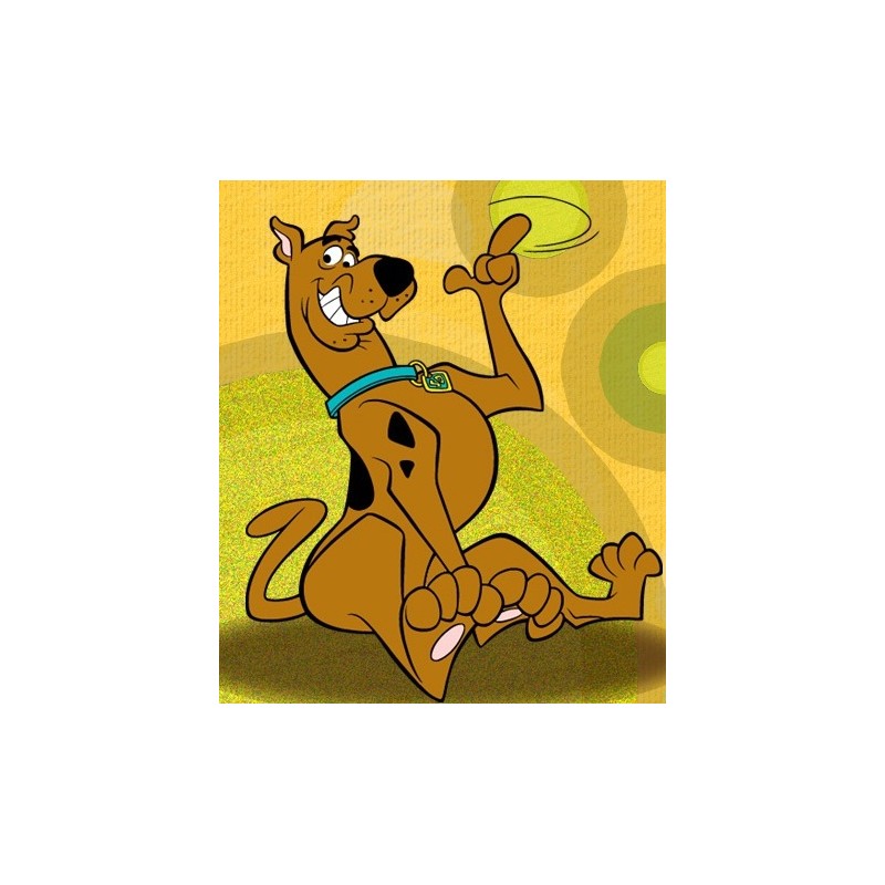 Cialda in ostia per torta con SCOOBY DOO personalizzata