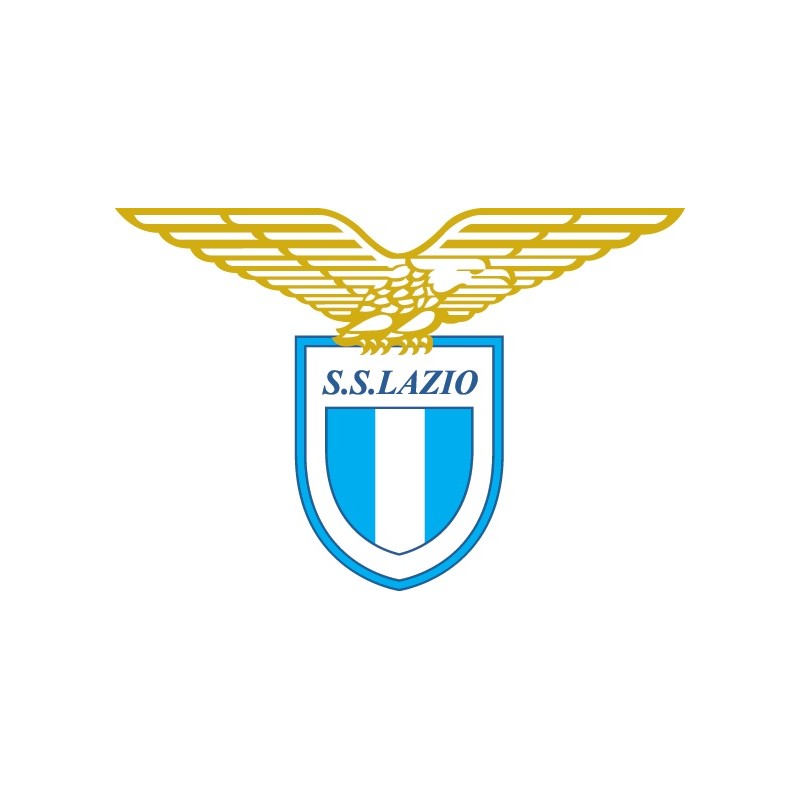 Cialda in ostia per torta con SCUDETTO LAZIO CALCIO personalizzata