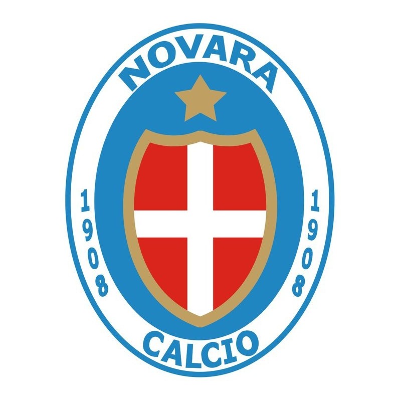 Cialda in ostia per torta con SCUDETTO NOVARA personalizzata