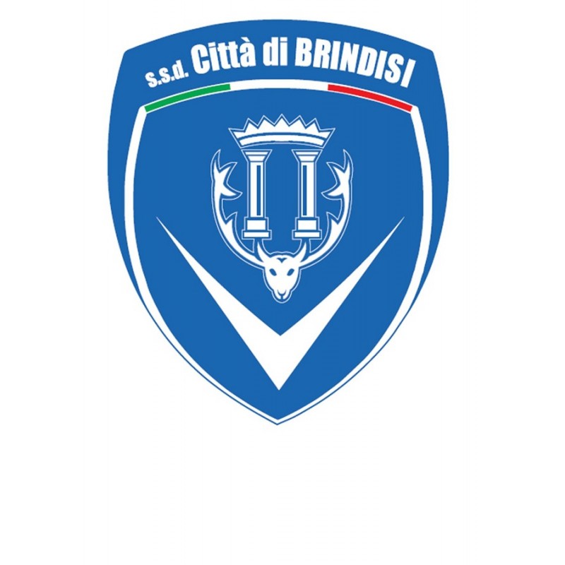 Cialda in ostia per torta con SCUDETTO BRINDISI personalizzata