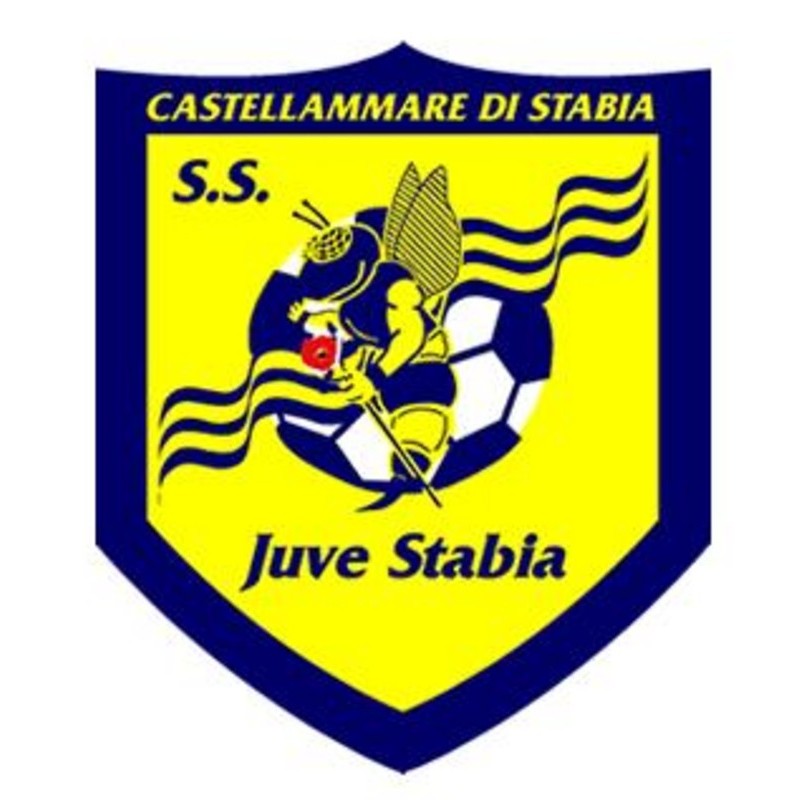 Cialda in ostia per torta con SCUDETTO JUVE STABIA personalizzata