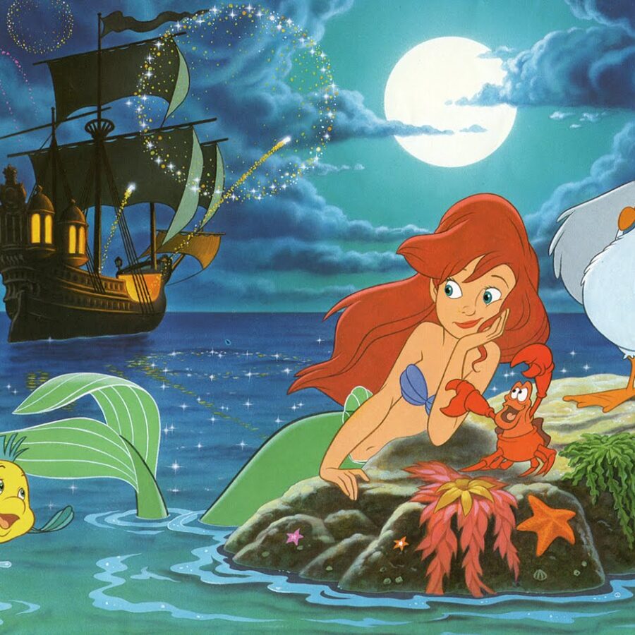 Cialda in ostia per torta LA SIRENETTA DISNEY PRINCIPESSA ARIEL, personalizzata nome, disco, dolce, torte, cialde, ostie