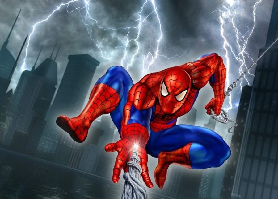 Cialda in ostia per torta rettangolare SPIDER-MAN UOMO RAGNO, personalizzata con nome, disco, dolce, torte, cialde, ostie, cake topper, decorazioni