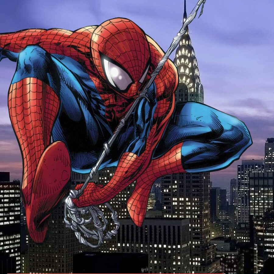 Cialda in ostia per torta rettangolare SPIDER-MAN UOMO RAGNO, personalizzata con nome, disco, dolce, torte, cialde, ostie, cake topper, decorazioni