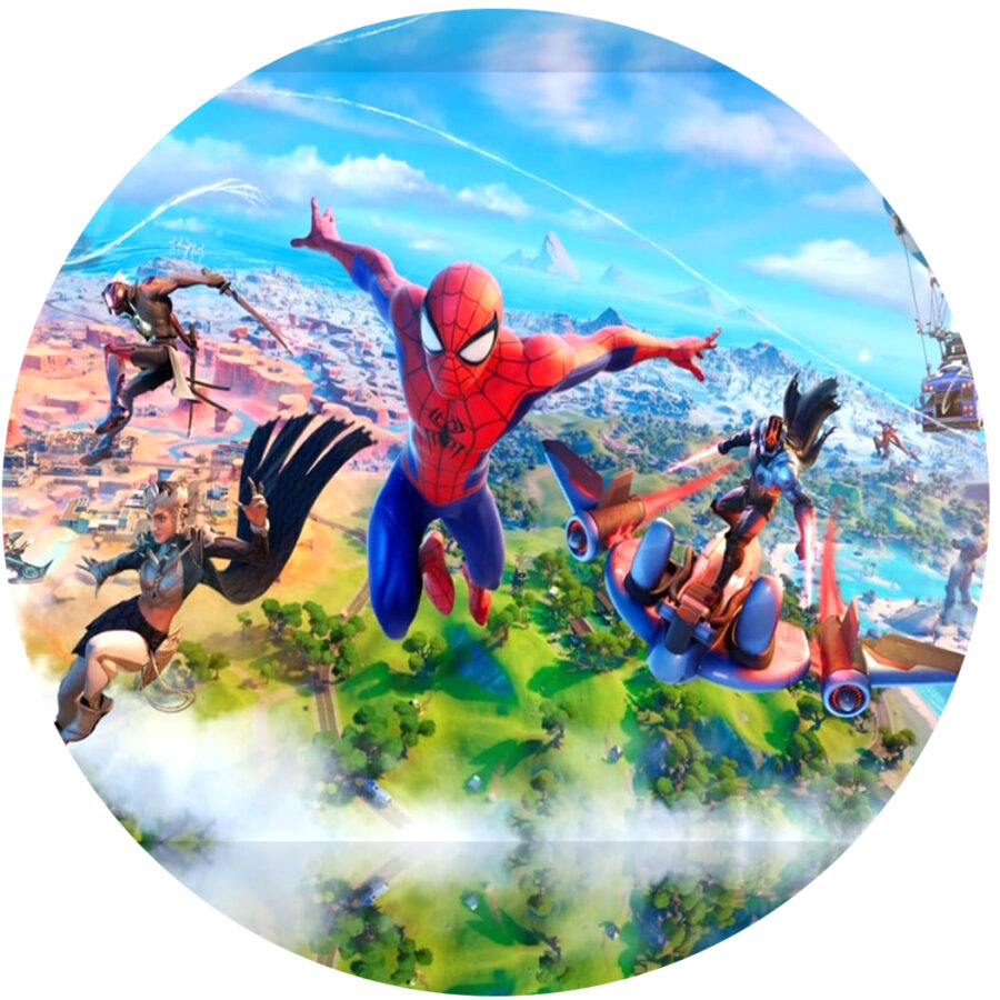 Cialda in ostia per torta tonda SPIDER-MAN UOMO RAGNO, spiderman, personalizzata con nome, disco, dolce, torte, cialde, ostie, cake topper, decorazioni
